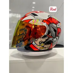 (KHÔNG GỒMNÓN) Kính Revo RED Gắn Được Cho Nón Bảo Hiểm KYT và KLT