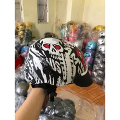 Mũ Bảo Hiểm-Nón Bảo Hiểm Nhúng Sơn Màu Cực Đẹp Thích Hợp Đi Phố