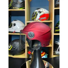 Mũ bảo hiểm - Nón Bảo Hiểm 1/2 Asia MT179 Nhiều Màu Kèm Kính Dài chống Chói