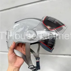 Mũ Bảo Hiểm-Nón Bảo Hiểm Nửa Đầu POC Falcon BEE Mới Nhất 2024 Màu Xám Xĩ Măng Bóng Unisex Hiện Đại