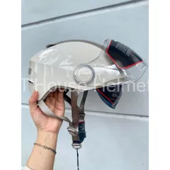 Mũ Bảo Hiểm-Nón Bảo Hiểm Nửa Đầu POC Falcon BEE Màu Beige Bóng Thời Trang