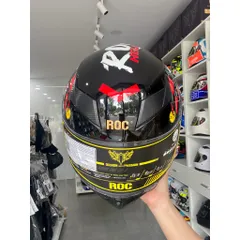 Mũ Bảo Hiểm-Nón Bảo Hiểm Fullface ROC 05 Tem Joker Hàng Chính Hãng