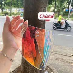 (KHÔNG GỒM NÓN) KÍNH REVO CRISTAL ĐI ĐƯỢC CẢ NGÀY VÀ ĐÊM - KÍNH THAY THẾ CHO NÓN KYT VÀ KLT SIÊU ĐẸP
