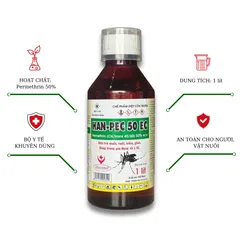 Hanpec 50ec 1 lít-  Hanvet – thành phần permethrin 50% – chế phẩm kiểm soát muỗi, ruồi, kiến, gián