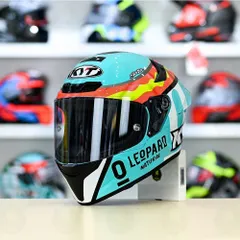 Mũ bảo hiểm fullface KYT TT-Course tem Leopard Spain Flag ( tặng găng tay Probiker cụt - khăn Ninja)