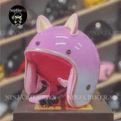 Phụ kiện trang trí nón bảo hiểm vui nhộn  - tai gấu, tai mèo, sừng mini