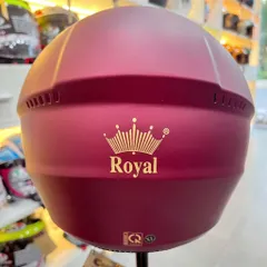 Mũ bảo hiểm 3/4 M268 2 Kính Chính Hãng ROYAL Màu Đỏ Đô - Nón bảo hiểm 2 Kính Cao Cấp ,Tiện lợi