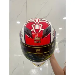 Nón bảo hiểm Fullface Royal M266 tem V18 Redbull - Mũ bảo hiểm 2 kính tiện lợi, siêu đẹp