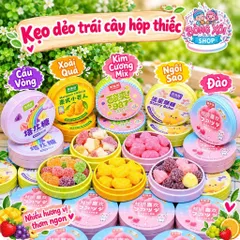 Hộp kẹo dẻo 30g 5 mẫu vị