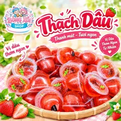 Thạch mix nguyên trái 12 vị to nhỏ