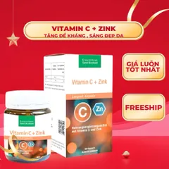 Viên uống tăng cường miễn dịch VITAMIN C - ZINK hộp 60 viên