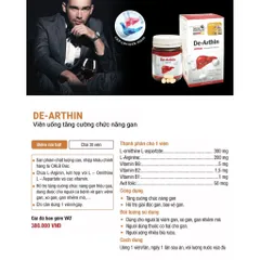 Viên uống Sanct Bernhard De-Arthin giải độc mát gan Hộp 30 viên