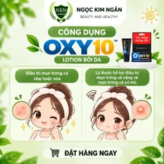 Oxy 10 Lotion Bôi Da Giảm Mụn Trứng Cá
