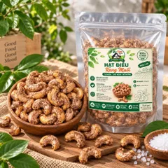 500g ĐIỀU RANG MUỐI LOẠI 1 HẠT TO NHÀ MT METOMSTORE
