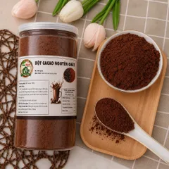 COMBO 5KG Bột Cacao Nguyên Chất (Sánh,Mịn,Đậm vị hàng chuẩn loại 1) Shop Mẹ Tôm