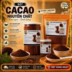 500g Cacao Nguyên Chất Thuần Đắng Không Đường nhà Mẹ Tôm store