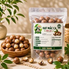 500gram MACCA DAKLAK ( Đã Siêu Âm Lõi Giảm 95% Hạt Hư ) ShopMT.METOMSTORE