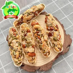 250g BÁNH THUYỀN MIX HẠT ( 10 bánh ) nhà MẸ TÔM