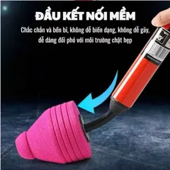 Dụng cụ thông tắc, xử lý tắc nghẽn bồn cầu, WC bằng khí nén