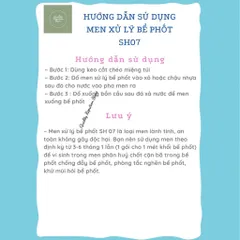 (Combo mua 10 tặng 2) Men vi sinh phân huỷ cặn bã bể phốt, khử mùi hôi, phòng tắc nghẽn bồn cầu,….gói 200g