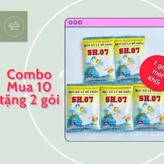 Giá sỉ(Mua 10 tặng 2) Gói men sinh học khử mùi hôi, phòng tắc nghẽn, làm tiêu phân, diệt trứng giun sán,…. 200g