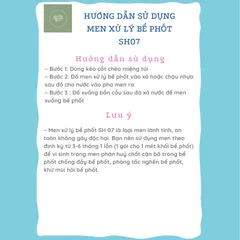 Giá sỉ(Mua 10 tặng 2) Gói men sinh học khử mùi hôi, phòng tắc nghẽn, làm tiêu phân, diệt trứng giun sán,…. 200g