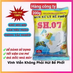 Giá sỉ(Mua 10 tặng 2) Gói men sinh học khử mùi hôi, phòng tắc nghẽn, làm tiêu phân, diệt trứng giun sán,…. 200g