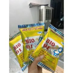 Giá sỉ(Mua 10 tặng 2) Gói men BIO 01 xử lý cặn bã, phòng tắc nghẽn, diệt trứng giun, khử mùi hôi bồn cầu