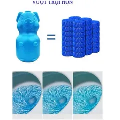 Combo 5 lọ thả bồn cầu, khử mùi, làm sạch bồn cầu, toilet.