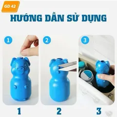 Combo 5 lọ thả bồn cầu, khử mùi, làm sạch bồn cầu, toilet.