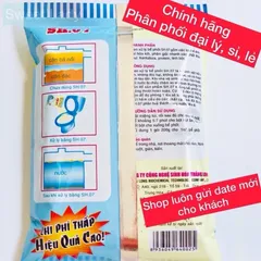 Combo(Mua 10 tặng 2) 10 gói sinh học khử mùi hôi, phòng tắc nghẽn, làm tiêu phân diệt trứng giun, nước chảy nhanh,….200g
