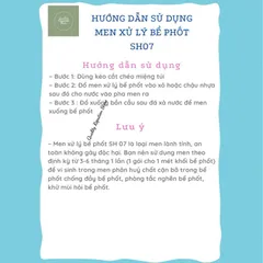 (Giá sỉ) 10 gói Men vi sinh khử mùi hôi, phân huỷ cặn bã, diệt trứng giun, phòng tắc nghẽn bể phốt gói 200g