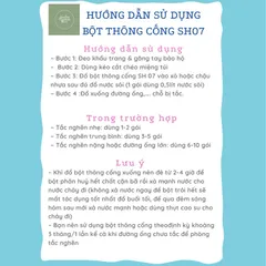 Combo(Mua 10 tặng 1) Gói thông đường ống, cống, bồn rửa mặt, chén bát 100g