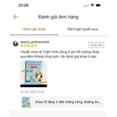 Combo(Mua 10 tặng 1) Gói thông đường ống, cống, bồn rửa mặt, chén bát 100g