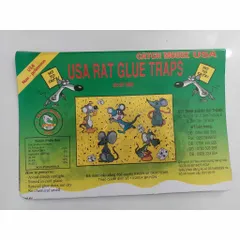 Keo dính CHUỘT - Siêu Dính - Miếng keo dán chuột - Miếng bẫy chuột- keo tốt Lớp keo dày
