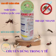 (Chính hãng)Thuốc diệt muỗi Cao Cấp PERME UK 50EC (1000ML, 1 lít) NHẬP KHẨU ANH QUỐC-diệt côn trùng trong y tế