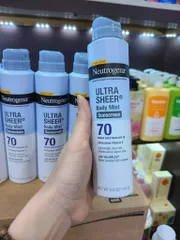 XỊT CHỐNG NẮNG TOÀN THÂN NEUTROGENA ULTRA SHEER BODY MIST SPF 70 (141G) – CHUẨN NỘI ĐỊA MỸ