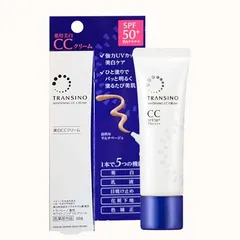 Kem Trang Điểm Chống Nắng Transino Whitening CC Cream SPF50+ PA++++ - Lớp Nền Hoàn Hảo, Dưỡng Trắng, Chống Nám, Tiện Lợi 30g 872156