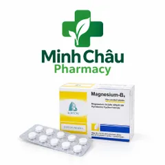Magnesium B6 ( 470/5mg) hộp 100 viên BT giúp bổ sung Magie và vitamin b6 hỗ trợ ổn định thần kinh,đau cơ, chuột rút