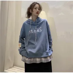 Áo Hoodie Có Nón Giả Sơ Mi Nỉ Bông Dày, Trang Phục Mùa Đông