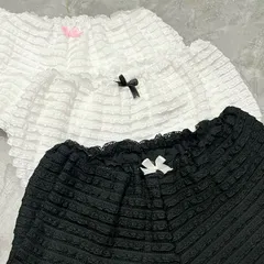 Quần Short Đám Mây, Quần Đùi Nữ, Quần Đùi Body Đính Nơ Cho Nữ