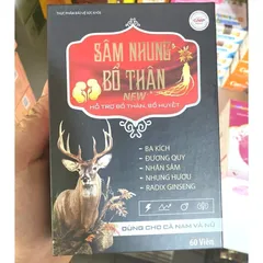 Sâm Nhung Bổ Thận new bổ thận td, st, tăng cường sức khoẻ