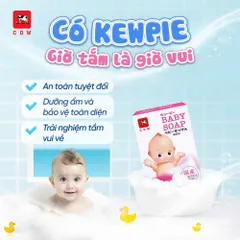 Xà phòng tắm cho bé COW Baby Soap Nhật Bản an toàn, dịu nhẹ cho làn da bé 90g