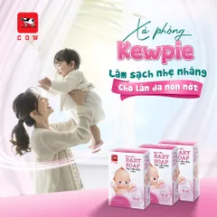 Xà phòng tắm cho bé COW Baby Soap Nhật Bản an toàn, dịu nhẹ cho làn da bé 90g