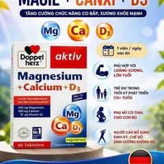 Magnesium + Calcium + D3 Đức - 40v