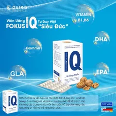 Viên uống bổ não Fokus IQ nội địa Đức, tăng cường tập trung trí nhớ, hiệu suất tinh thần