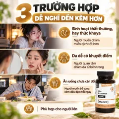 Nat&Form Zinc Liposomal 60 Viên – Kẽm Liposomal 15mg Hỗ Trợ Miễn Dịch