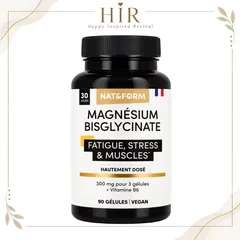 Nat&Form Magnesium Bisglycinate 90 Viên – Magie Hữu Cơ 300mg