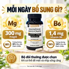 Nat&Form Magnesium Bisglycinate 90 Viên – Magie Hữu Cơ 300mg