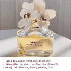 🌸 Set Nước Hoa Marc Jacobs Daisy EDT Nữ Chính Hãng Thơm Lâu 100ml + 10ml + Dưỡng Thể 100ml